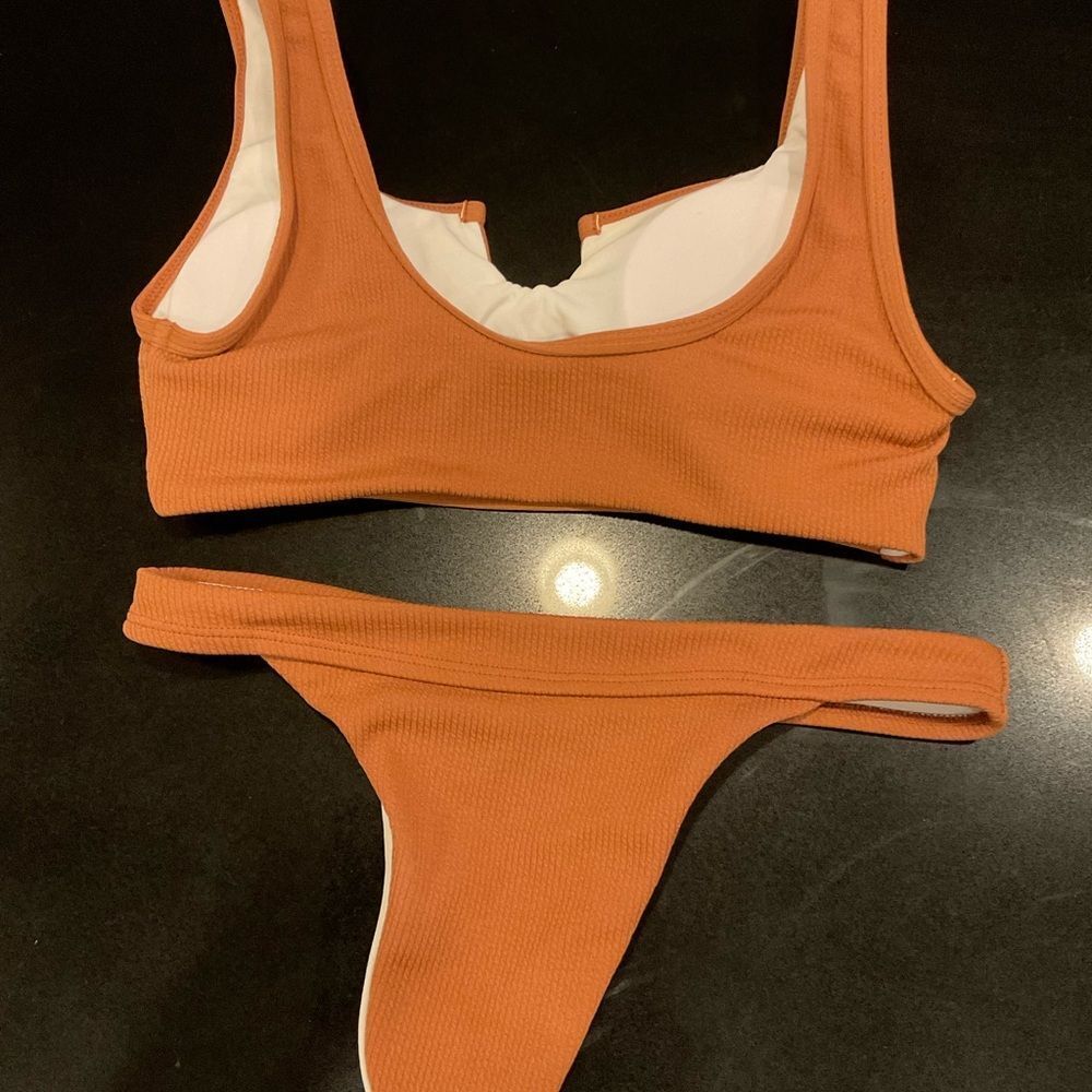 Rust Orange Bikini Set‎ - Picture 2 of 2